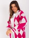 Kardigan-BA-SW-0313.29X-fuksjowy rozmiar - ONE SIZE