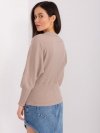 Bluzka-RV-BZ-9208.55-ciemny bezowy rozmiar - S/M