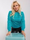 Bluzka-RV-BZ-9243.27P-turkusowy rozmiar - ONE SIZE
