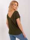 T-shirt-RV-TS-4662.22-khaki rozmiar - S