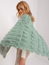 Poncho-AT-PN-2347.68-pistacjowy rozmiar - ONE SIZE