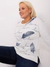 Bluzka-RV-BZ-9433.81-ecru rozmiar - ONE SIZE