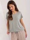 Bluzka-D12100R02646A-khaki rozmiar - S