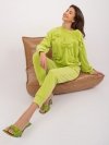 Komplet-DHJ-KMPL-8850.68-limonkowy rozmiar - ONE SIZE