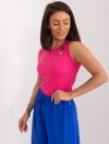 Top-LK-TP-509623.73-ciemny różowy rozmiar - S/M