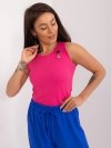 Top-LK-TP-509623.73-ciemny różowy rozmiar - L/XL