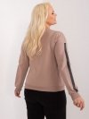 Bluzka-RV-BZ-9329.57-ciemny bezowy rozmiar - ONE SIZE