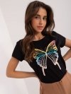 T-shirt-RV-TS-9637.39-czarny rozmiar - S/M