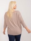 Bluzka-RV-BZ-5745.18-ciemny bezowy rozmiar - ONE SIZE
