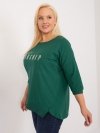 Bluzka-RV-BZ-9449.76-ciemny zielony rozmiar - ONE SIZE