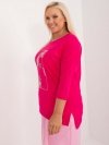 Bluzka-RV-BZ-8983.07-fuksjowy rozmiar - ONE SIZE