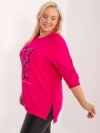 Bluzka-RV-BZ-9451.82-fuksjowy rozmiar - ONE SIZE