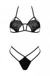 Jimena Black/Czarny zmysłowy komplet LivCo Corsetti Fashion  rozmiar - S/L