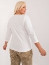 Bluzka-RV-BZ-9505.55-ecru rozmiar - ONE SIZE