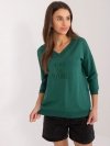 Bluzka-RV-BZ-9143.87P-ciemny zielony rozmiar - ONE SIZE