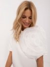Bluzka-LK-BZ-509686.92-ecru rozmiar - S/M
