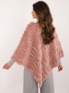 Poncho-AT-PN-2347.88-ciemny różowy rozmiar - ONE SIZE