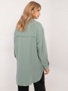 Koszula-D70032M11066D3-pistacjowy rozmiar - M/L