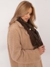Szalik-AT-SZ-0247.83P-brązowy rozmiar - ONE SIZE