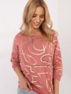 Bluzka-CLM-BZ-1257.71-ciemny różowy rozmiar - XL