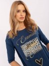 Bluzka-CLM-BZ-0014.42-granatowy rozmiar - S