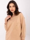 Bluzka-CLM-BZ-1263.49-camelowy rozmiar - M