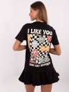 T-shirt-D12022AC02645E-grafitowy rozmiar - XS
