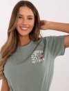T-shirt-D12022AC02645G-pistacjowy rozmiar - XS