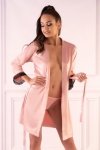 Szlafrok  Ariladyen Pink  RóżowyLC 90568 Scallo Collection LivCo Corsetti Fashion rozmiar - L/XL
