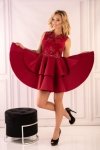 Sukienka Karieela Wine Red 90543 rozmiar - XL