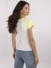 T-shirt-NM-TS-V7939.50-biało-żółty rozmiar - ONE SIZE