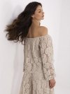 Bluzka-MI-BZ-88500.79-beżowy rozmiar - ONE SIZE