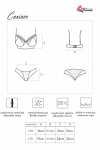 Zmysłowy komplet Caniave LC 90547 XX Corall Collection Black Czarny LivCo Corsetti Fashion rozmiar - L/XL