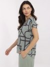 Bluzka-D73771M11171D-khaki rozmiar - XXL