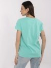T-shirt-CLM-TS-1640.87-turkusowy rozmiar - L