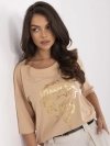 Bluzka-CLM-BZ-1700.88-camelowy rozmiar - S