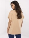 Bluzka-CLM-BZ-1701.81-camelowy rozmiar - S/M