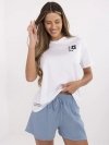 T-shirt-D12022AC02705A-biało-niebieski rozmiar - M