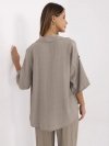 Koszula-MI-KS-6537.74P-ciemny bezowy rozmiar - ONE SIZE