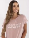 T-shirt-D12100M02737A-jasny różowy rozmiar - M