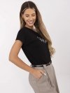 T-shirt-D12100M02737A-czarny rozmiar - XL