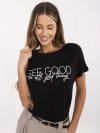 T-shirt-D12100M02737A-czarny rozmiar - XXL