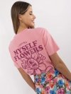 T-shirt-D12022AC02645I-różowy rozmiar - L