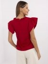 Bluzka-LK-BZ-506781-1.12-czerwony rozmiar - 36