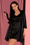 Zmysłowa Koszulka Damska Mirdama Black LC 90519 Est Belle Black Czarny Collection LivCo Corsetti Fashion rozmiar - L