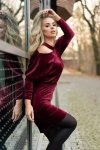 Sukienka Milona Maroon 0112 rozmiar - M