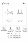 Zmysłowy komplet Cerisema LC 21005 LivCo Corsetti Fashion rozmiar - S/M