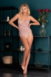 Body Agimin LC 90615 Dahila Pink Różowy Collection LivCo Corsetti Fashion rozmiar - L/XL