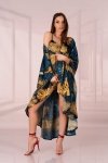 Szlafrok Handis Aquareel Collection Print LivCo Corsetti Fashion rozmiar - ONE SIZE
