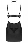 Zmysłowa Koszulka Damska Binella For The Senses Black Czarny Collection LivCo Corsetti Fashion rozmiar - S/M